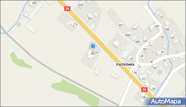 Juszczyn, Juszczyn, 661, mapa Juszczyn