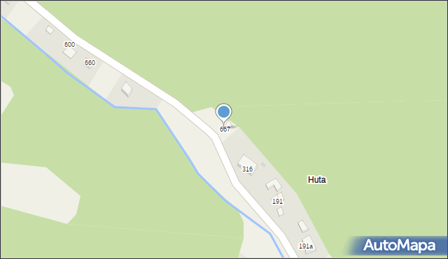 Juszczyn, Juszczyn, 667, mapa Juszczyn