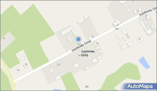 Juszkowy Gród, Juszkowy Gród, 17, mapa Juszkowy Gród