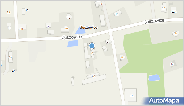 Juszowice, Juszowice, 2, mapa Juszowice