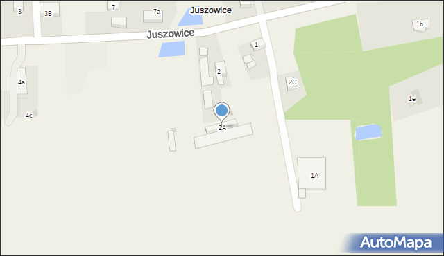 Juszowice, Juszowice, 2A, mapa Juszowice