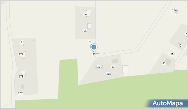 Juszowice, Juszowice, 30, mapa Juszowice