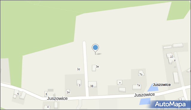 Juszowice, Juszowice, 3g, mapa Juszowice