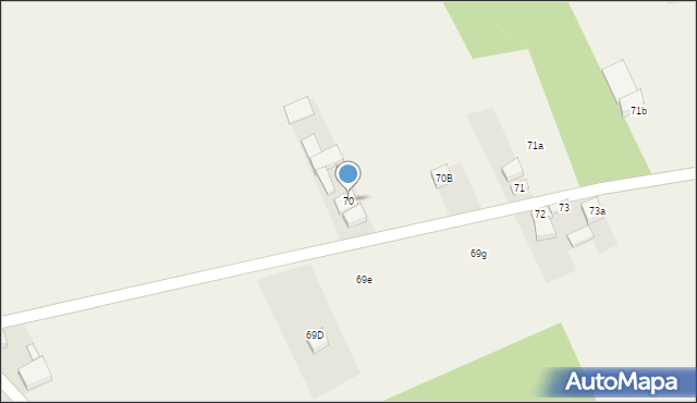 Jutrków, Jutrków, 70, mapa Jutrków