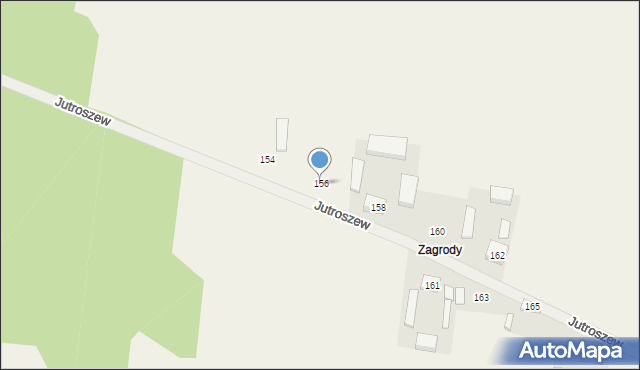 Jutroszew, Jutroszew, 156, mapa Jutroszew