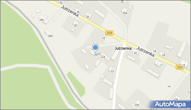 Jutrzenka, Jutrzenka, 23, mapa Jutrzenka