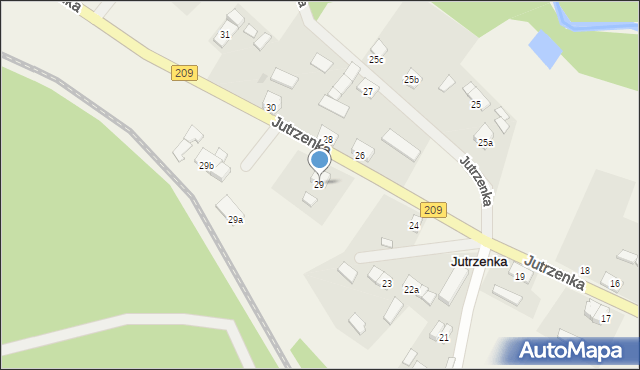 Jutrzenka, Jutrzenka, 29, mapa Jutrzenka