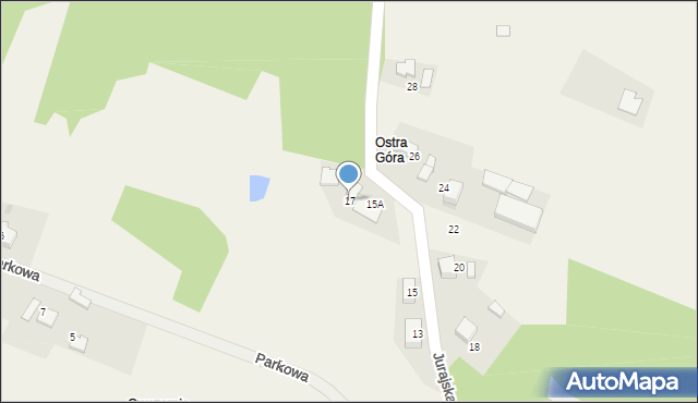 Karniowice, Jurajska, 17, mapa Karniowice