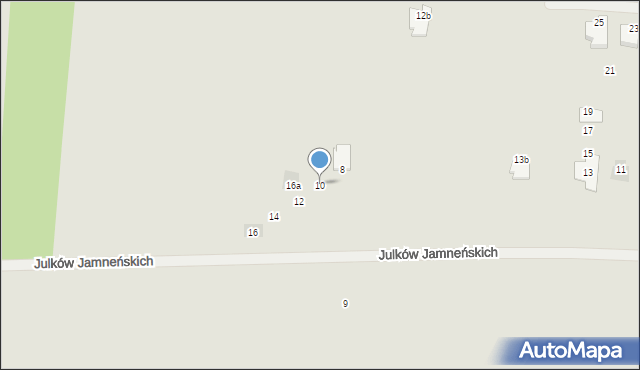 Koszalin, Julków Jamneńskich, 10, mapa Koszalina