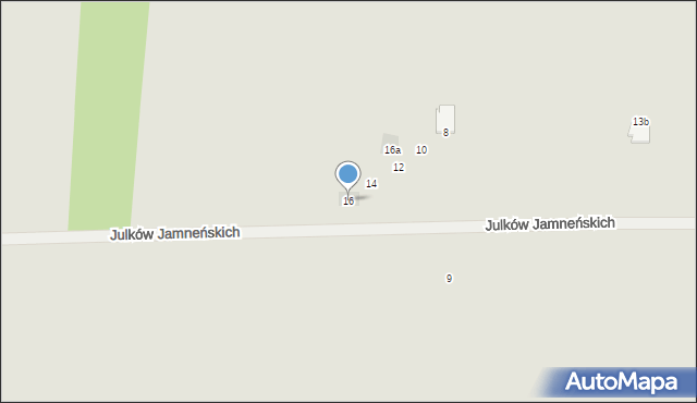 Koszalin, Julków Jamneńskich, 16, mapa Koszalina