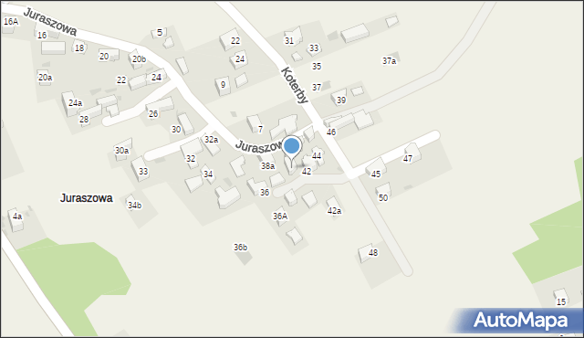 Krościenko nad Dunajcem, Juraszowa, 40, mapa Krościenko nad Dunajcem