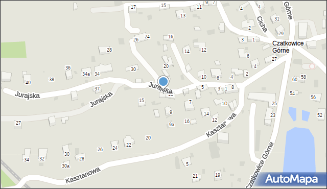 Krzeszowice, Jurajska, 13, mapa Krzeszowice