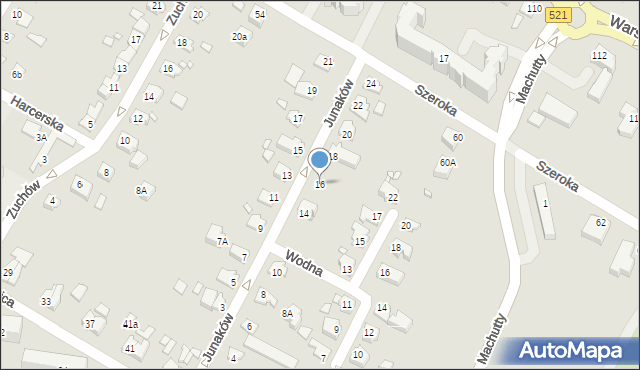 Kwidzyn, Junaków, 16, mapa Kwidzyn