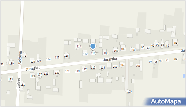 Lgota Górna, Jurajska, 110, mapa Lgota Górna