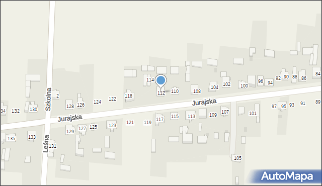 Lgota Górna, Jurajska, 112, mapa Lgota Górna