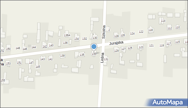 Lgota Górna, Jurajska, 133, mapa Lgota Górna