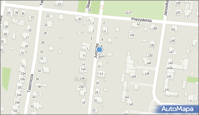 Łódź, Junacka, 10, mapa Łodzi