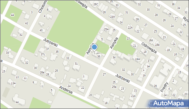 Marki, Jutrzenki, 36A, mapa Marki
