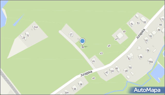 Masłońskie, Jurajska, 39, mapa Masłońskie