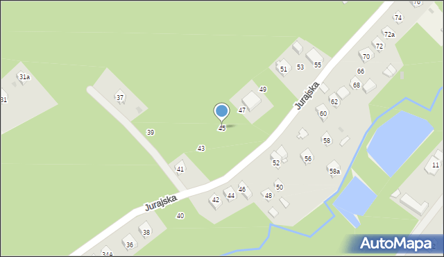 Masłońskie, Jurajska, 45, mapa Masłońskie