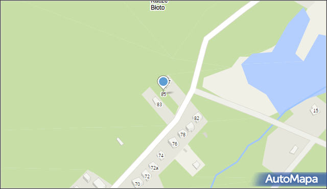 Masłońskie, Jurajska, 85, mapa Masłońskie