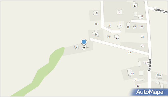 Maszyce, Jurajska, 67, mapa Maszyce