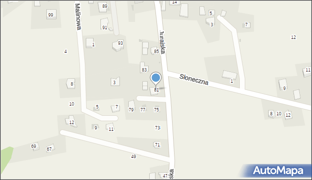Maszyce, Jurajska, 81, mapa Maszyce