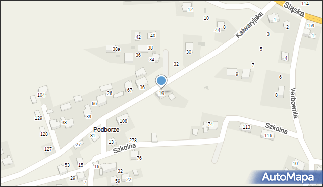 Młynka, Jurajska, 1, mapa Młynka