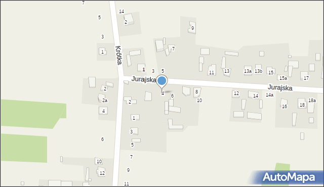 Morsko, Jurajska, 4, mapa Morsko