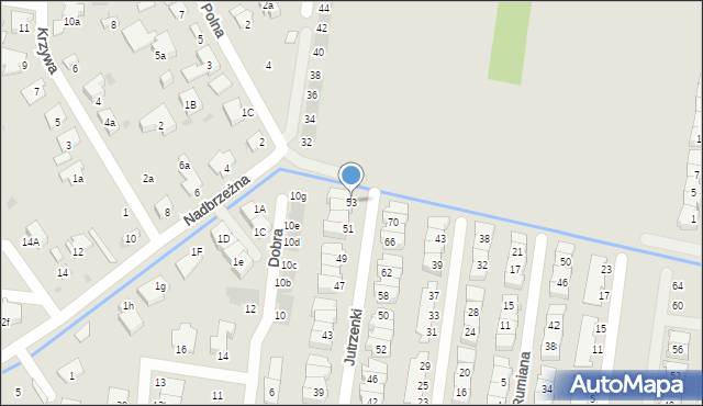 Ożarów Mazowiecki, Jutrzenki, 53, mapa Ożarów Mazowiecki