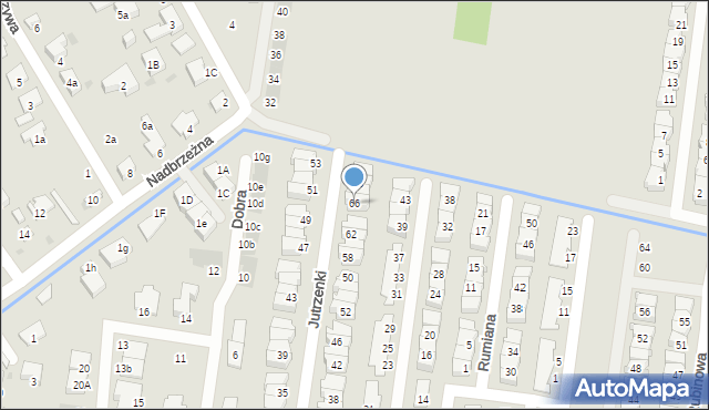 Ożarów Mazowiecki, Jutrzenki, 66, mapa Ożarów Mazowiecki