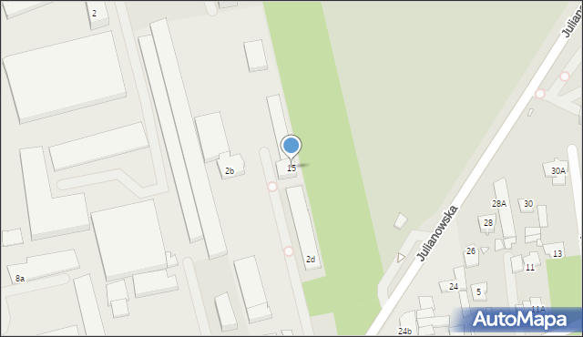 Piaseczno, Julianowska, 15, mapa Piaseczno