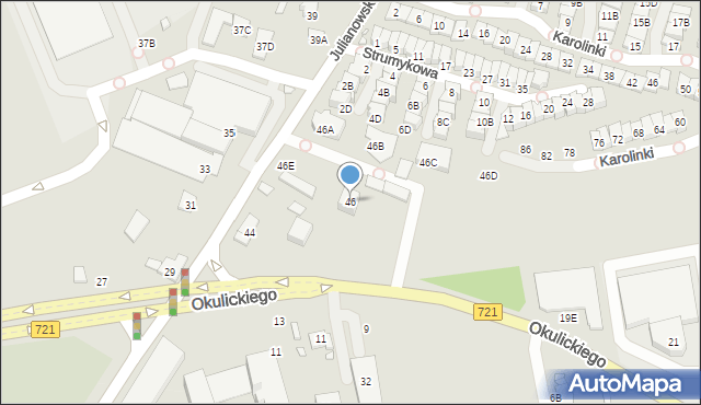 Piaseczno, Julianowska, 46, mapa Piaseczno