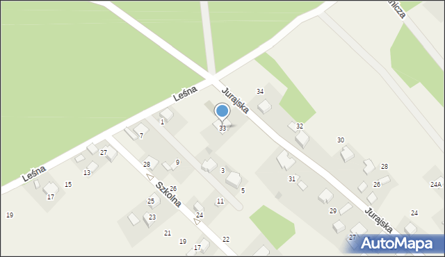 Płoki, Jurajska, 33, mapa Płoki