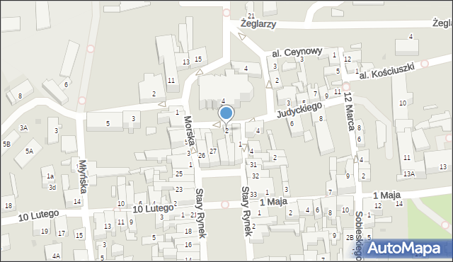Puck, Judyckiego, 2, mapa Puck