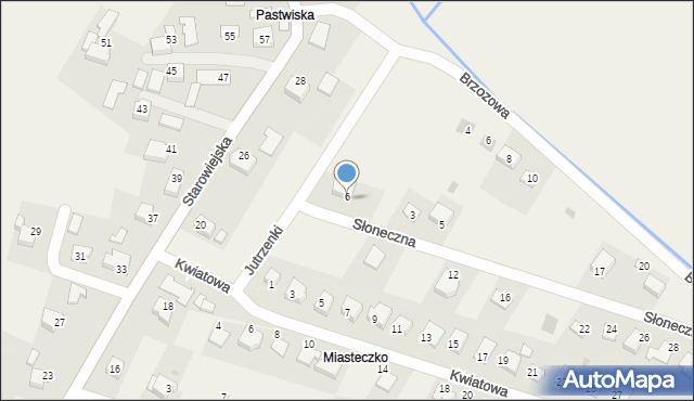 Ryczów, Jutrzenki, 6, mapa Ryczów