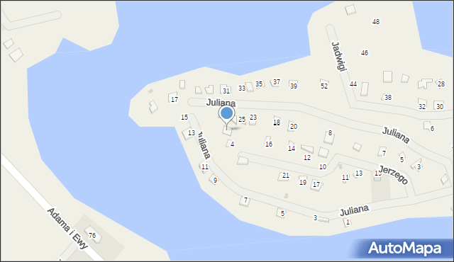 Tomaszkowo, Juliana, 6, mapa Tomaszkowo