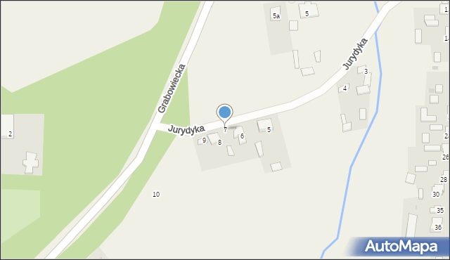 Uchanie, Jurydyka, 7, mapa Uchanie
