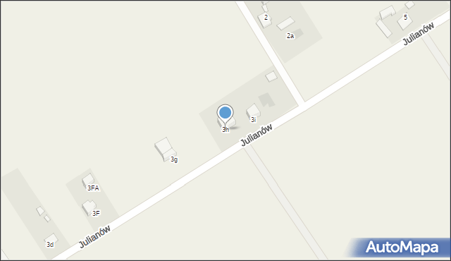 Waleńczów, Julianów, 3h, mapa Waleńczów