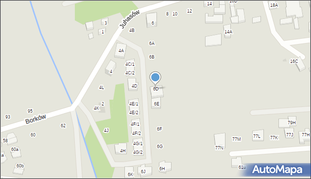 Warszawa, Juhasów, 6D, mapa Warszawy
