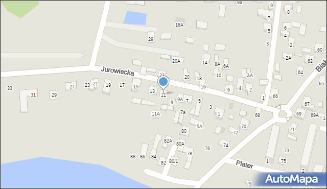 Wasilków, Jurowiecka, 11, mapa Wasilków
