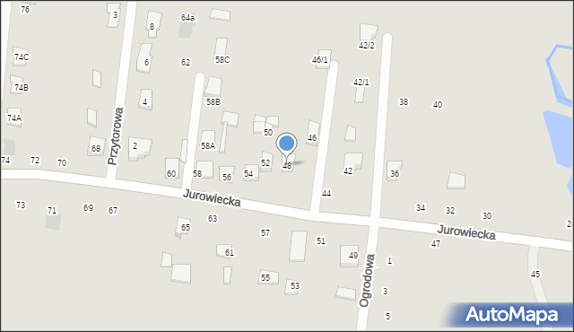 Wasilków, Jurowiecka, 48, mapa Wasilków