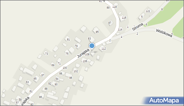 Wola Kalinowska, Jurajska, 110, mapa Wola Kalinowska