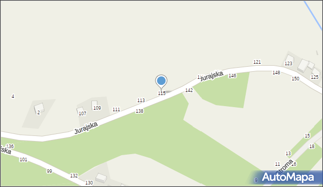 Wola Kalinowska, Jurajska, 115, mapa Wola Kalinowska