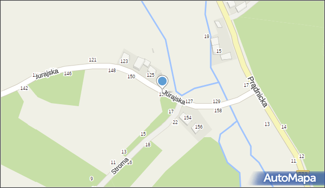 Wola Kalinowska, Jurajska, 152, mapa Wola Kalinowska