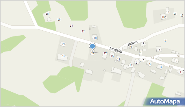 Żelazko, Jurajska, 19, mapa Żelazko