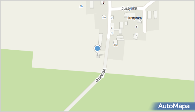 Żurawiniec, Justynka, 4, mapa Żurawiniec