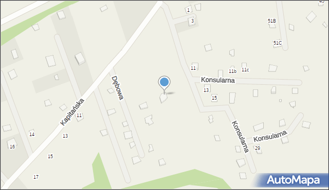 Arciechów, Kapitańska, 3, mapa Arciechów