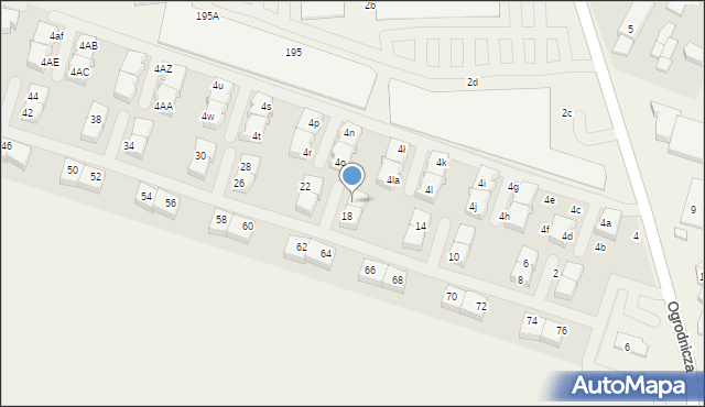 Babice Nowe, Kameralna, 20, mapa Babice Nowe