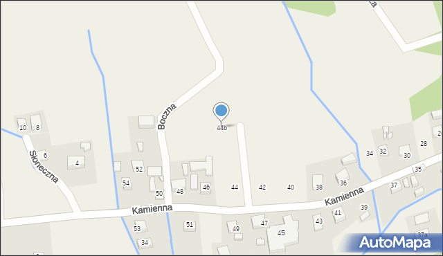 Barcice, Kamienna, 44b, mapa Barcice